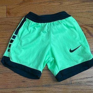 Nike ❤️ Dri-Fit Baby Green Elastic Sweat Shorts Size 2T  (PRE-LOVED)